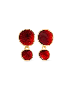 Bijou Brigitte Clous d'oreilles - Ruby Glaze Hot