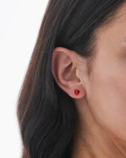 Bijou Brigitte Clous d'oreilles - Ruby Hearts Hot
