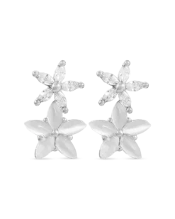 Bijou Brigitte Clous d'oreilles - Silver Blossom Discount