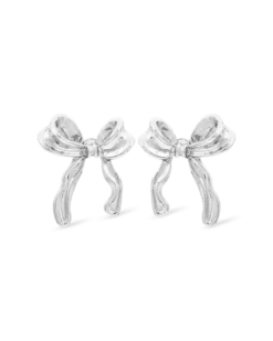 Bijou Brigitte Clous d'oreilles - Silver Bows Discount
