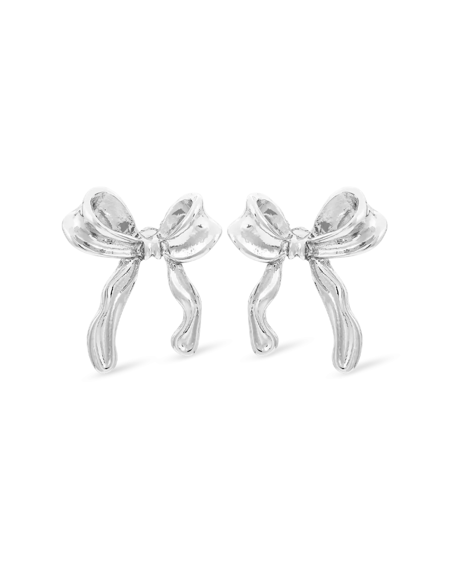 Bijou Brigitte Clous d'oreilles - Silver Bows Discount