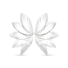 Bijou Brigitte Clous d'oreilles - Silver Flowers Best