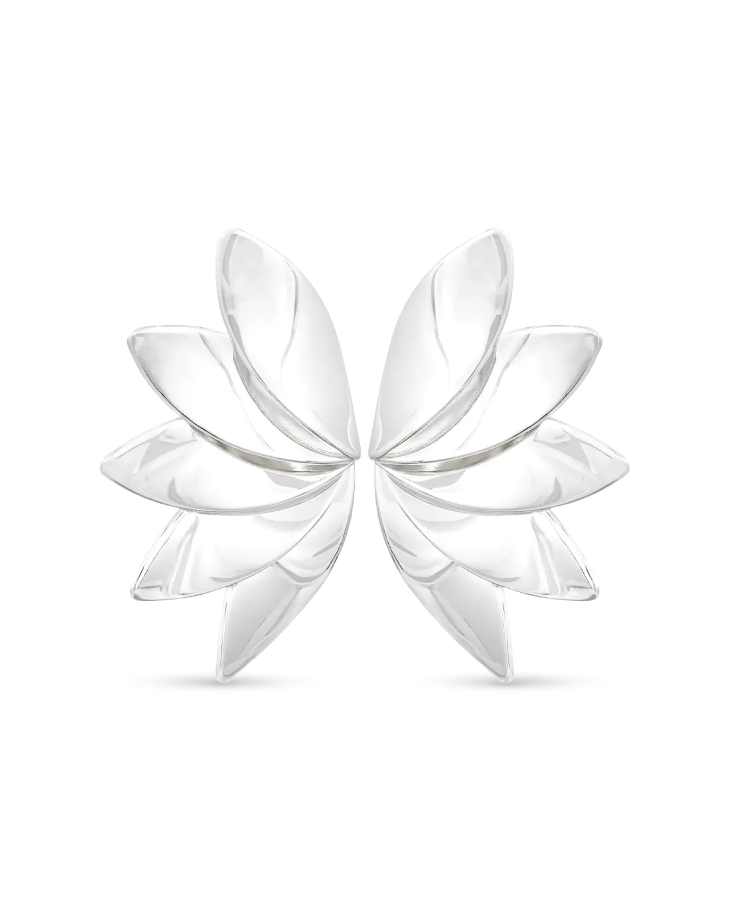 Bijou Brigitte Clous d'oreilles - Silver Flowers Best
