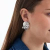Bijou Brigitte Clous d'oreilles - Silver Nautilus Discount