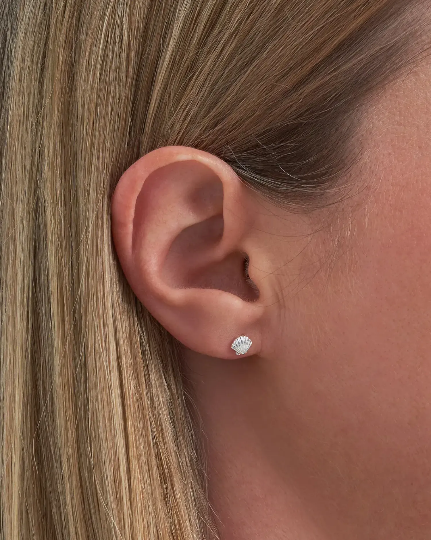 Bijou Brigitte Clous d'oreilles - Silver Shell Best
