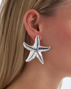 Bijou Brigitte Clous d'oreilles - Silver Statement Clearance