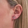 Bijou Brigitte Clous d'oreilles - Silvery Circle Online
