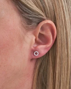 Bijou Brigitte Clous d'oreilles - Silvery Circle Online