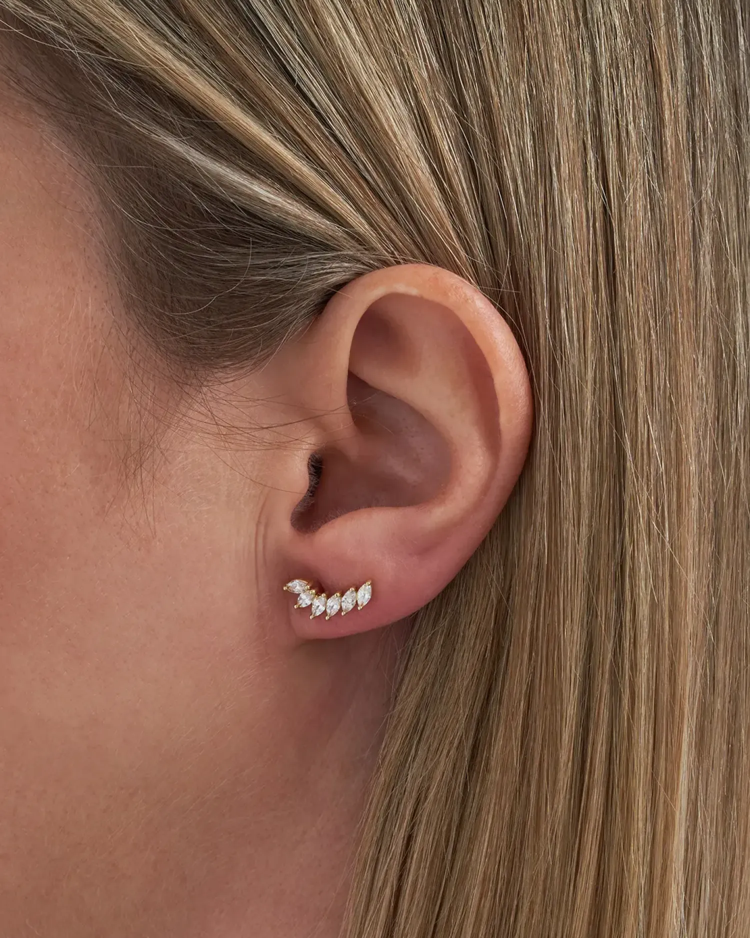 Bijou Brigitte Clous d'oreilles - Small Navette Hot