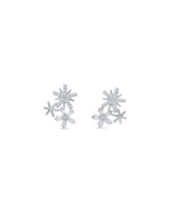 Bijou Brigitte Clous d'oreilles - Snowflake Trio Clearance