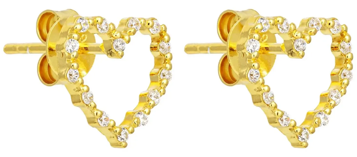 Bijou Brigitte Clous d'oreilles - Sparkling Hearts