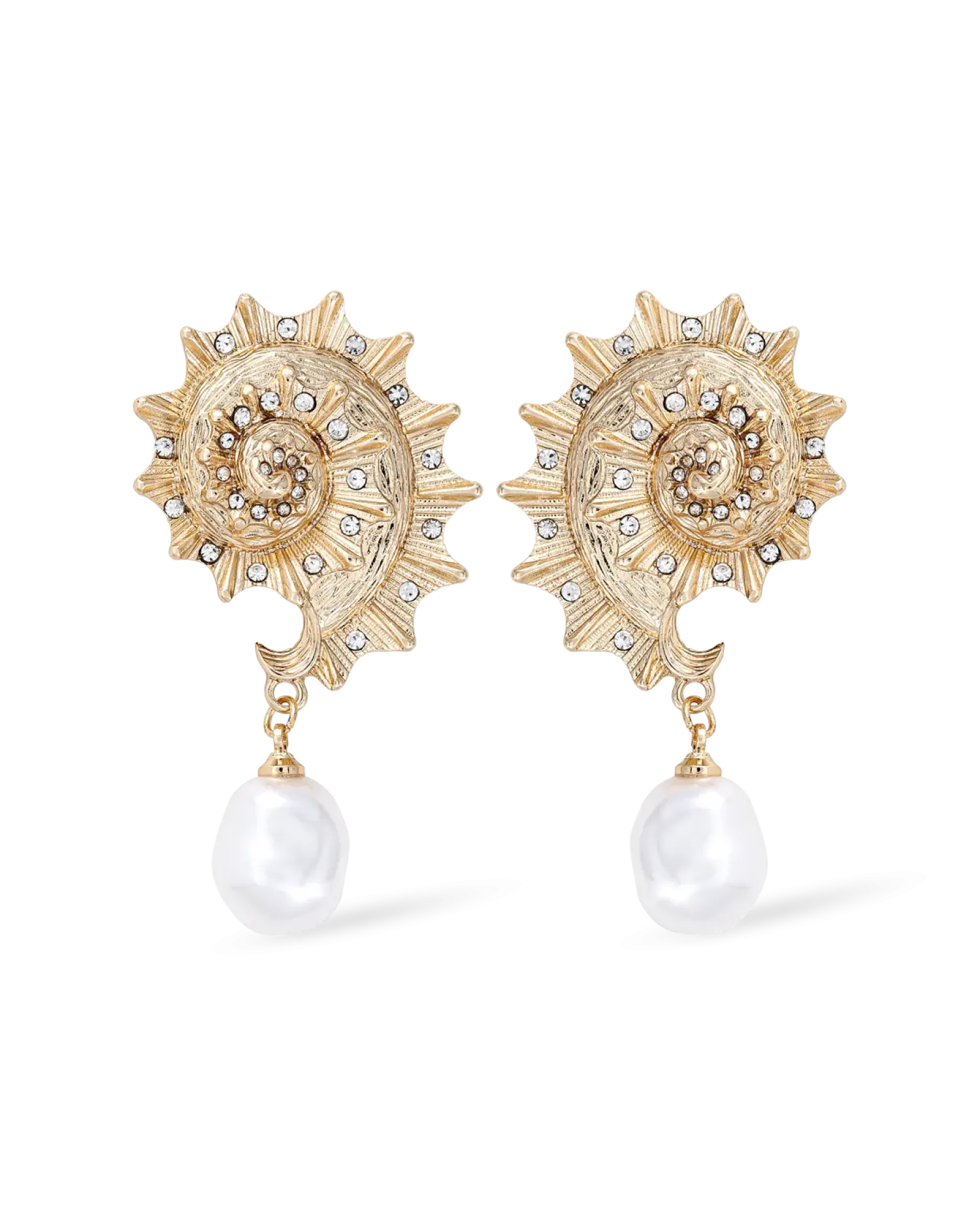 Bijou Brigitte Clous d'oreilles - Sparkling Shells Discount