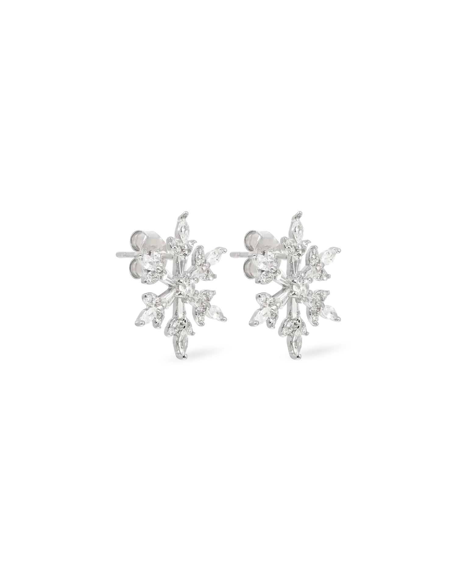 Bijou Brigitte Clous d'oreilles - Sparkling Snowflakes Hot