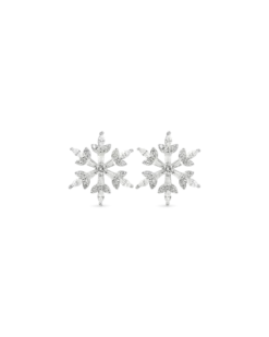 Bijou Brigitte Clous d'oreilles - Sparkling Snowflakes Hot