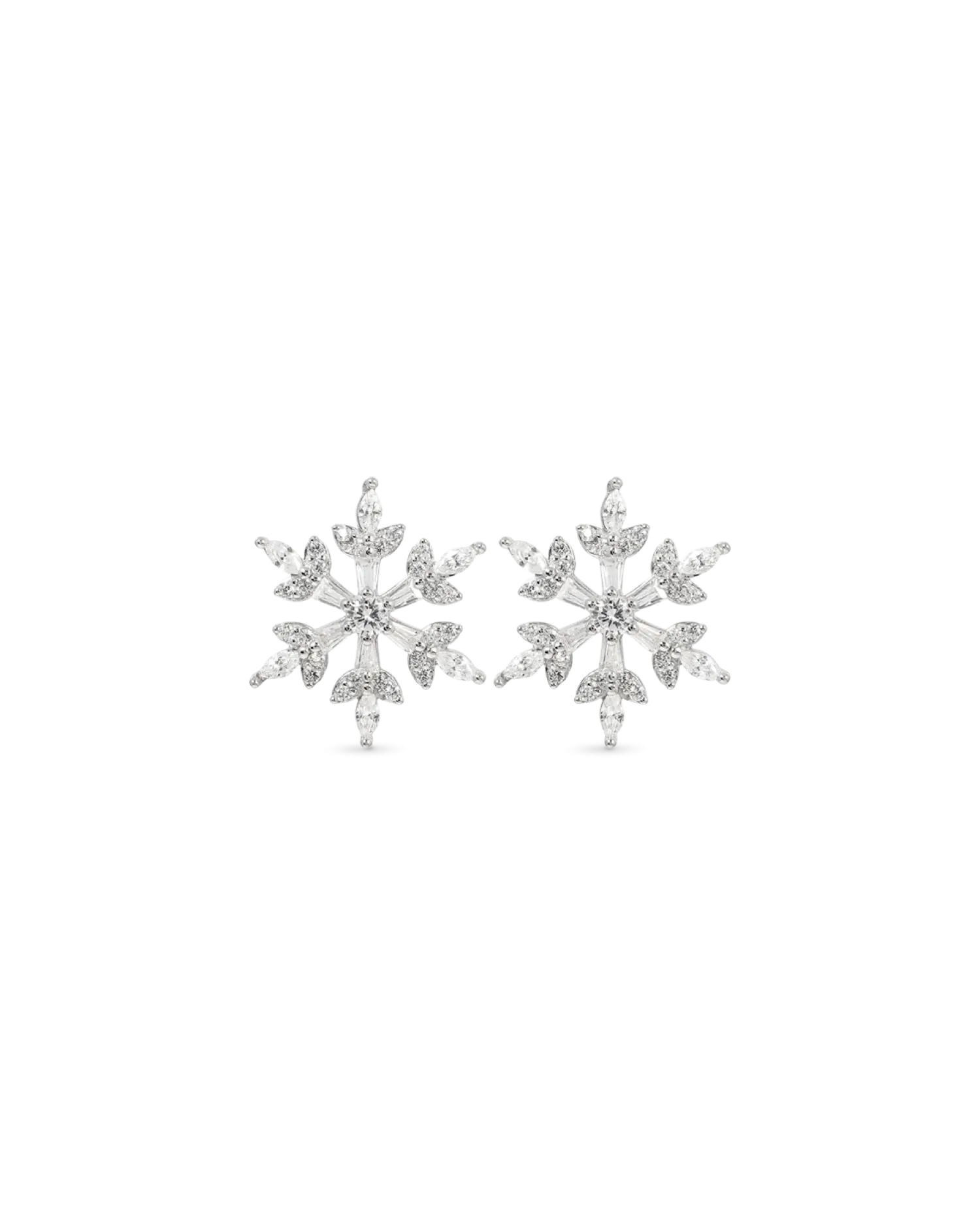 Bijou Brigitte Clous d'oreilles - Sparkling Snowflakes Hot