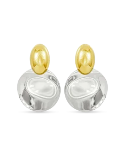 Bijou Brigitte Clous d'oreilles - Steel Circles Discount
