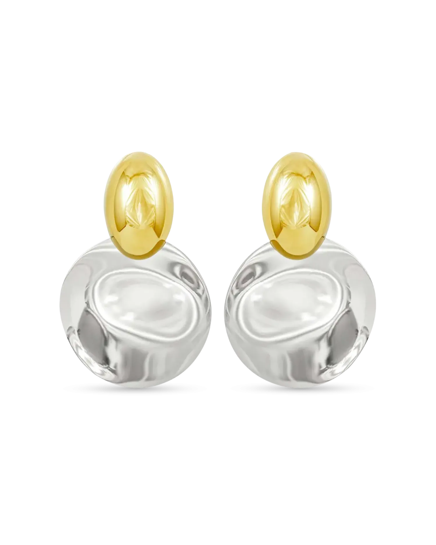 Bijou Brigitte Clous d'oreilles - Steel Circles Discount