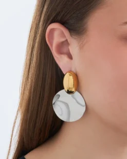Bijou Brigitte Clous d'oreilles - Steel Circles Discount