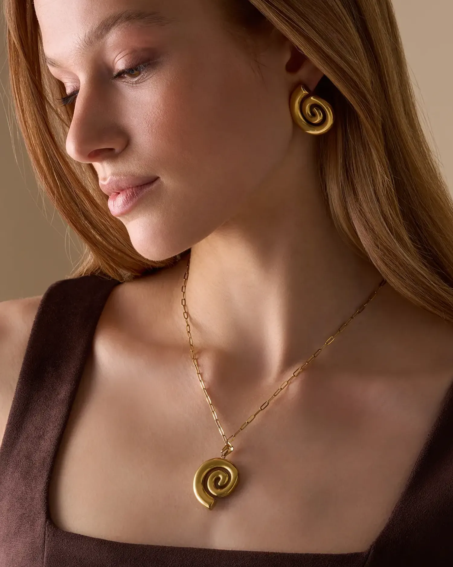 Bijou Brigitte Clous d'oreilles - Steel Spiral New