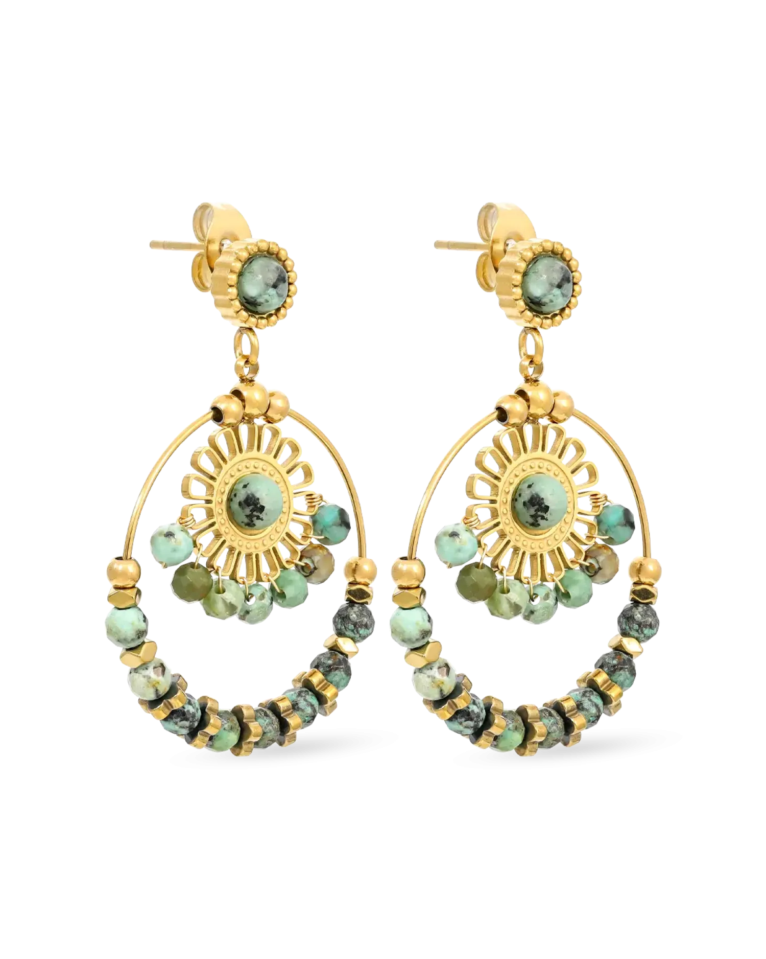 Bijou Brigitte Clous d'oreilles - Summer Turquoise Sale