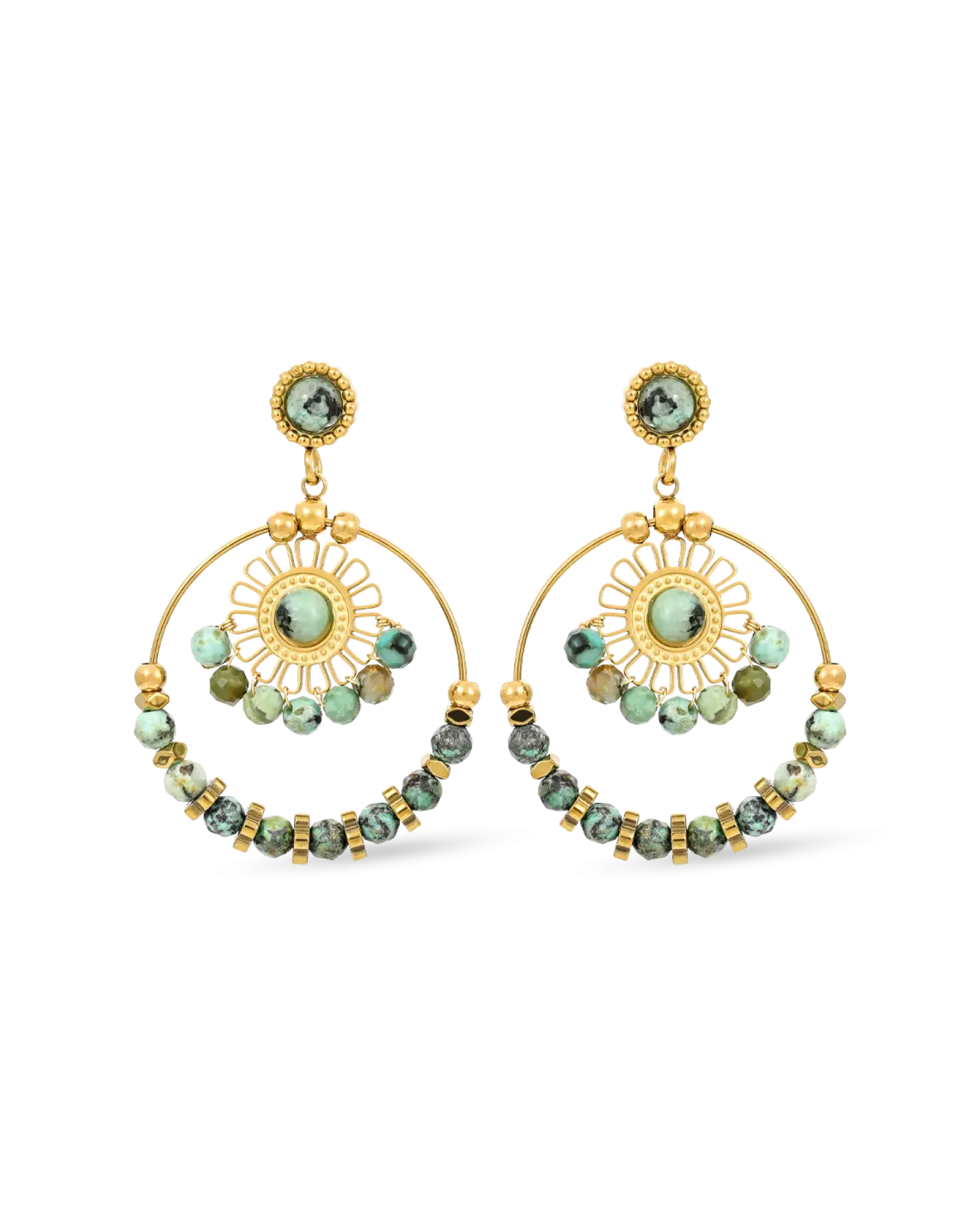 Bijou Brigitte Clous d'oreilles - Summer Turquoise Sale