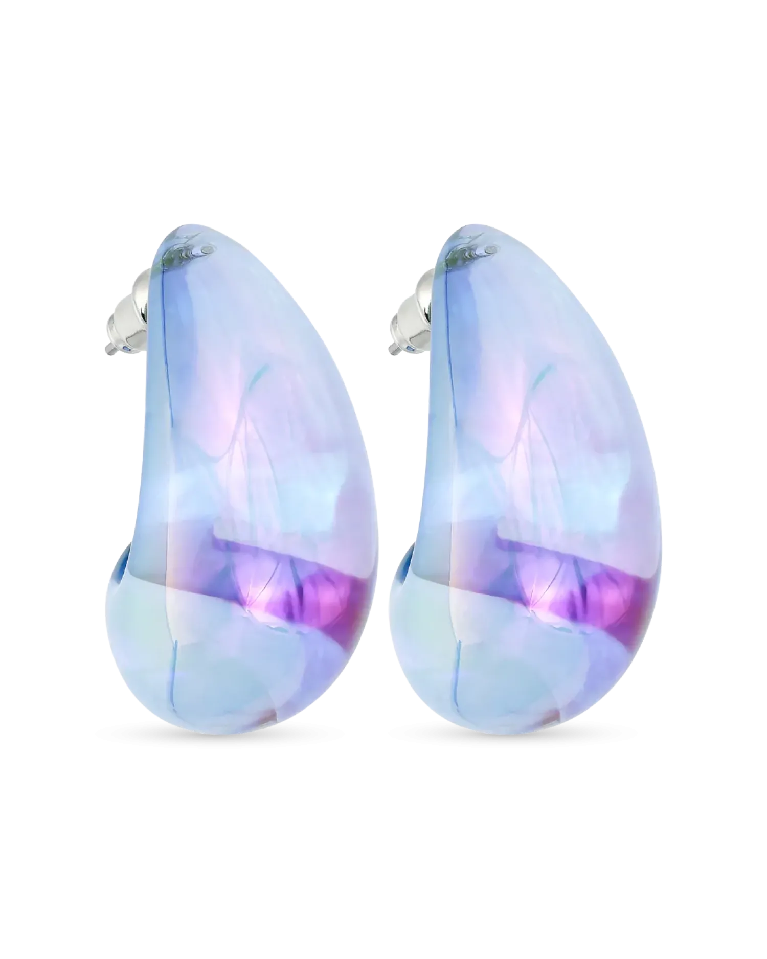 Bijou Brigitte Clous d'oreilles - Transparent Blue Outlet