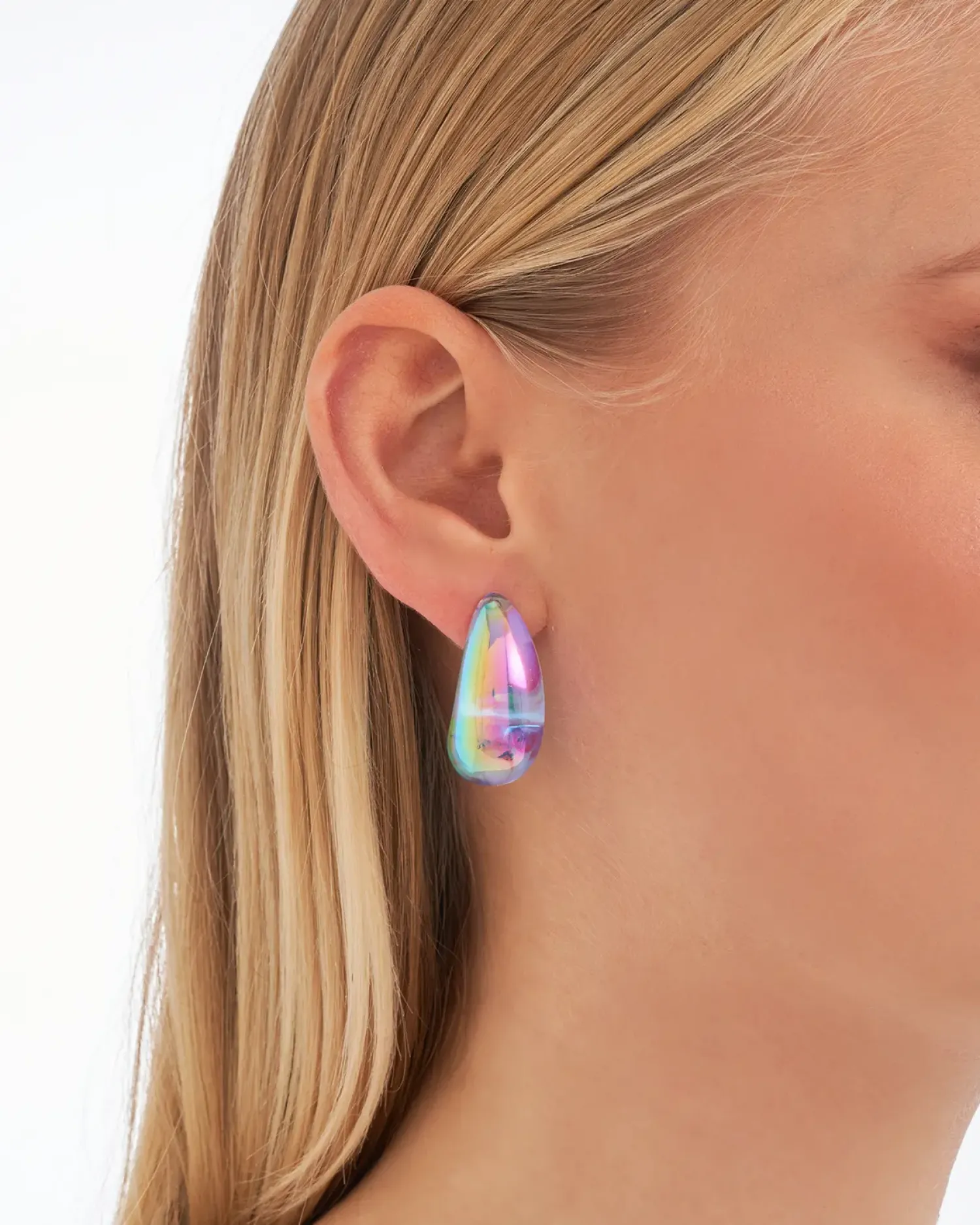 Bijou Brigitte Clous d'oreilles - Transparent Blue Outlet