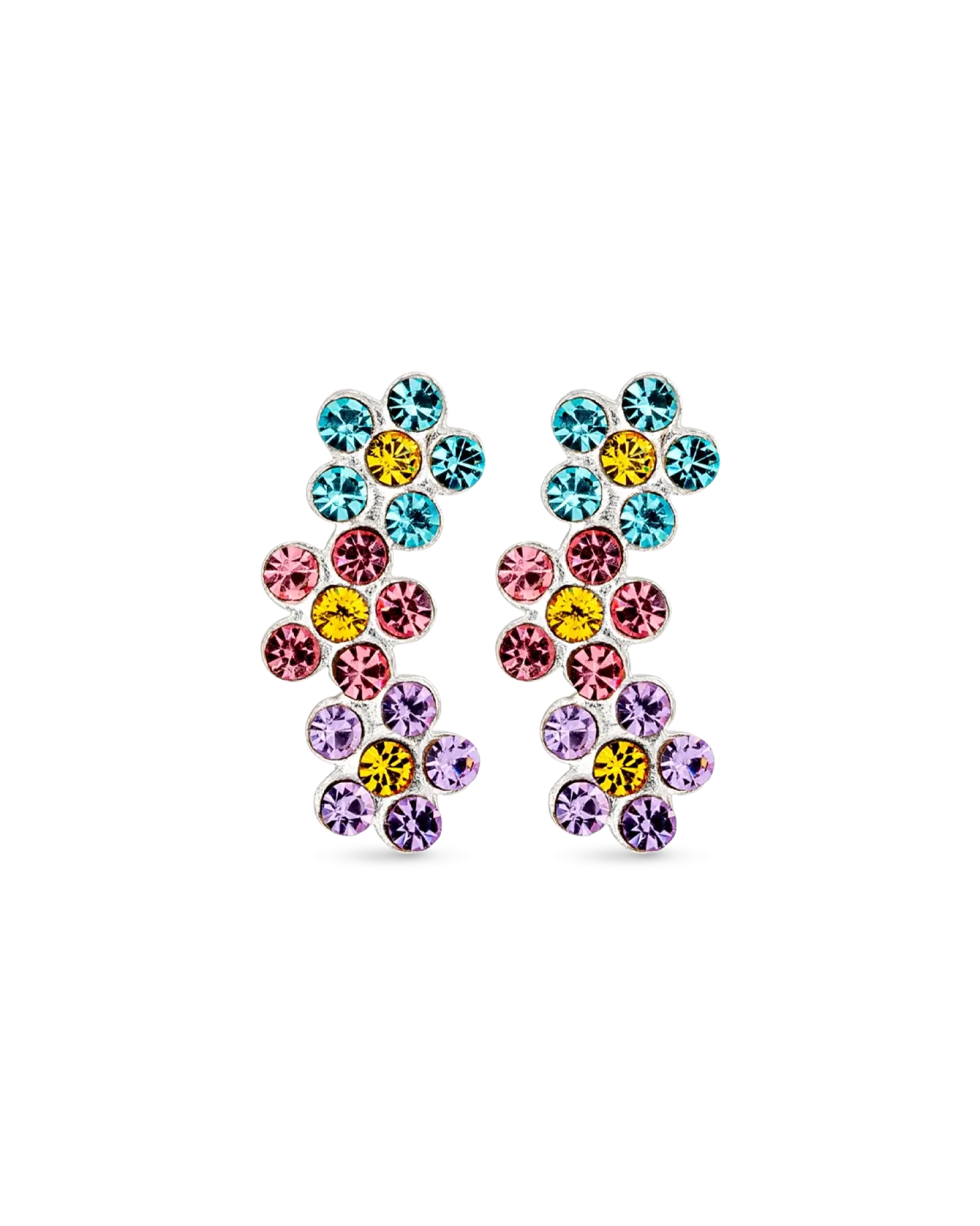 Bijou Brigitte Clous d'oreilles - Triple Blossom Hot