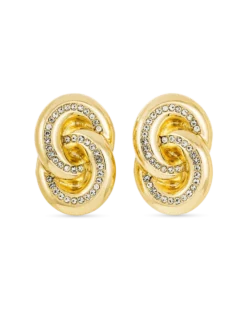 Bijou Brigitte Clous d'oreilles - Twisted Crystals New