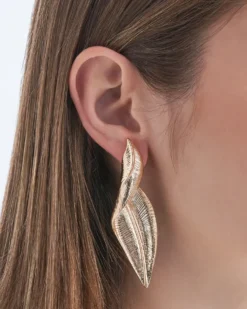 Bijou Brigitte Clous d'oreilles - Twisted Leaves New