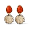 Bijou Brigitte Clous d'oreilles - Vintage Orange Best