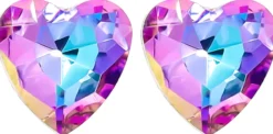 Bijou Brigitte Clous d'oreilles - Violet Hearts New