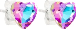 Bijou Brigitte Clous d'oreilles - Violet Hearts New