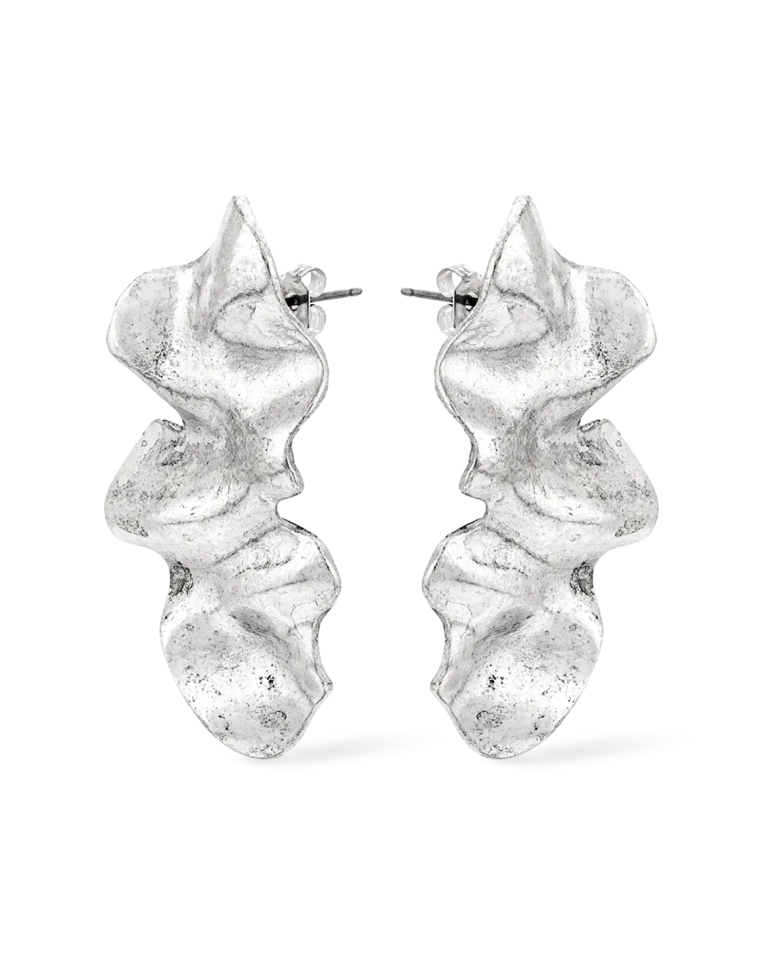 Bijou Brigitte Clous d'oreilles - Waved Leaf New
