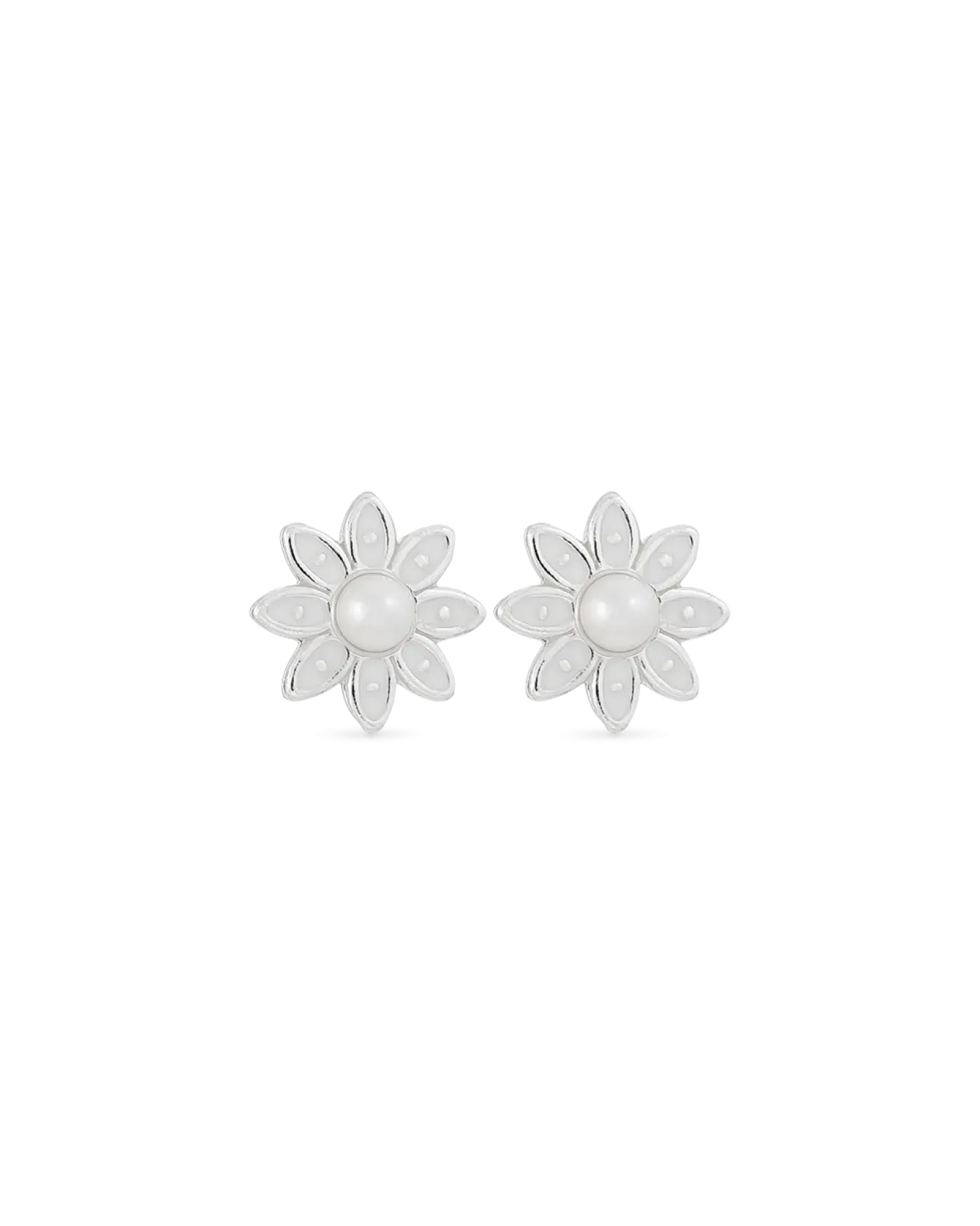 Bijou Brigitte Clous d'oreilles - White Blossom Sale