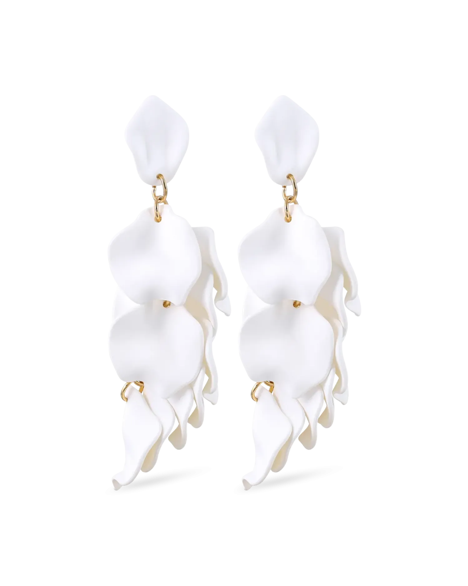 Bijou Brigitte Clous d'oreilles - White Petals