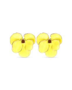 Bijou Brigitte Clous d'oreilles - Yellow Flower Sale
