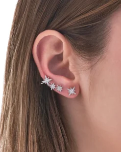 Bijou Brigitte Clous d'oreilles - Zirconia Stars