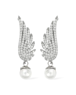 Bijou Brigitte Clous d'oreilles - Zirconia Wings