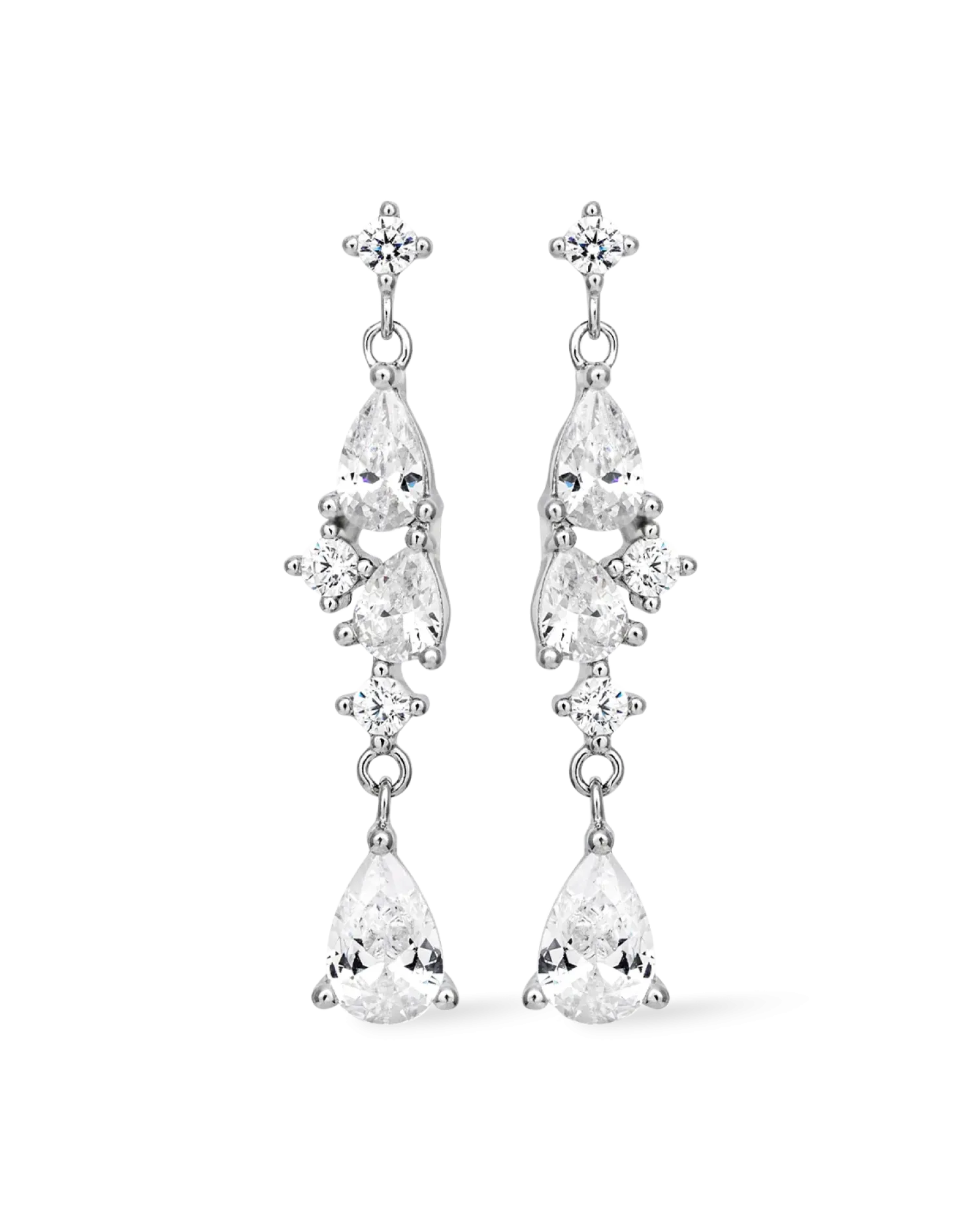 Bijou Brigitte Clous d'oreilles - Zirkonia Sparkle Clearance