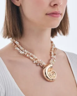 Bijou Brigitte Collier - Beige Shell Outlet