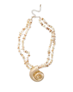 Bijou Brigitte Collier - Beige Shell Outlet