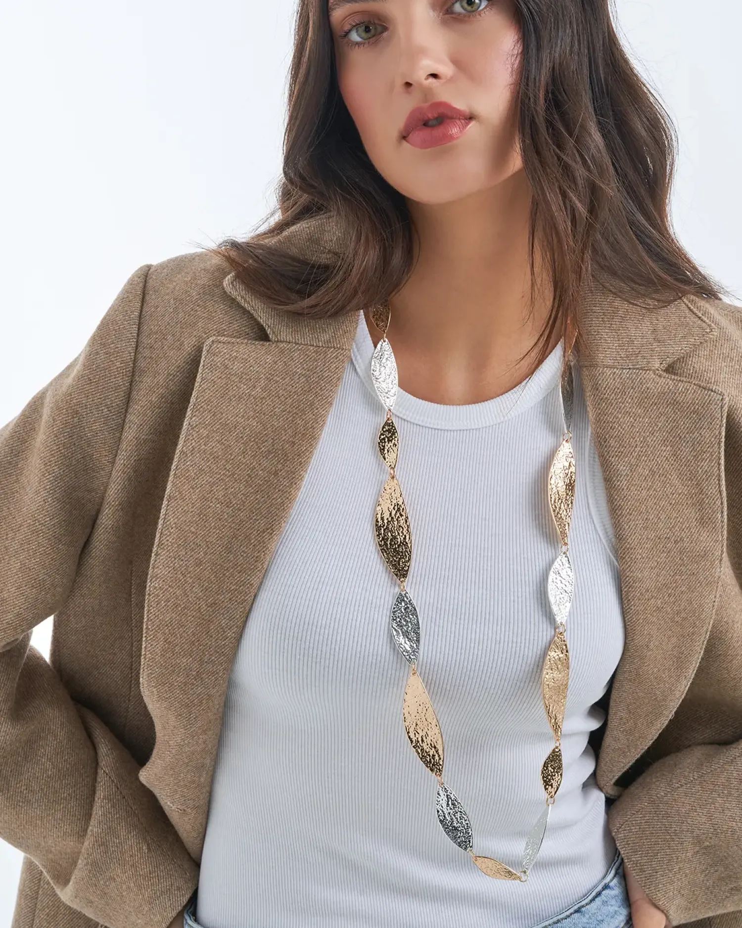 Bijou Brigitte Collier - Bicolor Leaves Sale