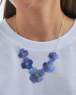 Bijou Brigitte Collier - Blue Blossoms Hot