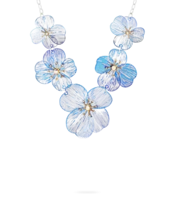 Bijou Brigitte Collier - Blue Blossoms Hot