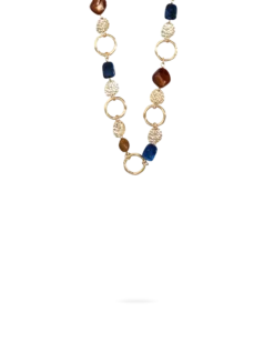 Bijou Brigitte Collier - Blue Brown Clearance