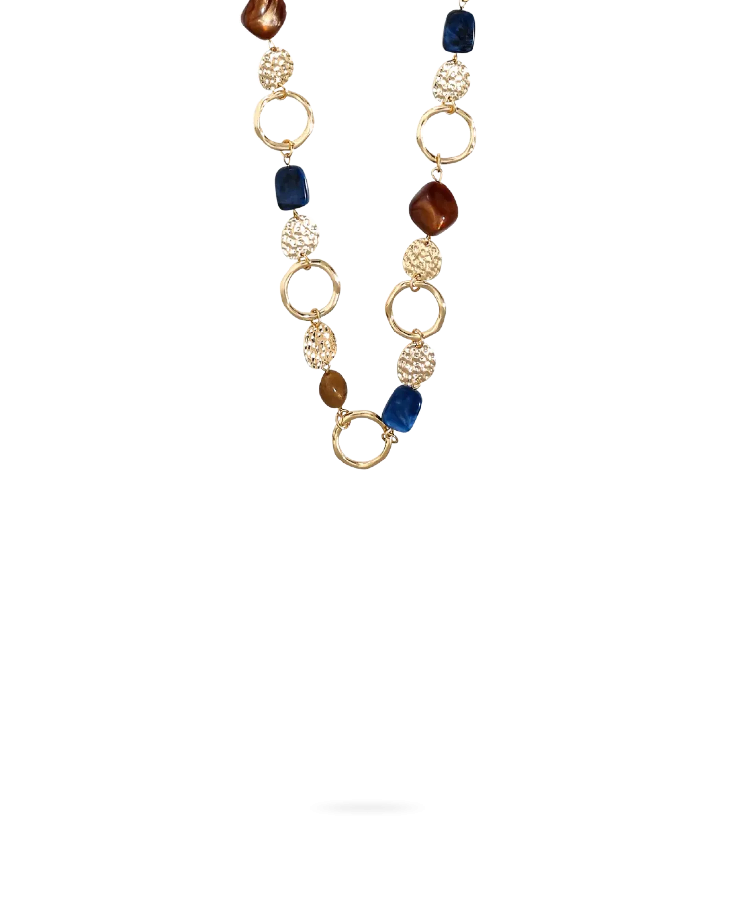 Bijou Brigitte Collier - Blue Brown Clearance