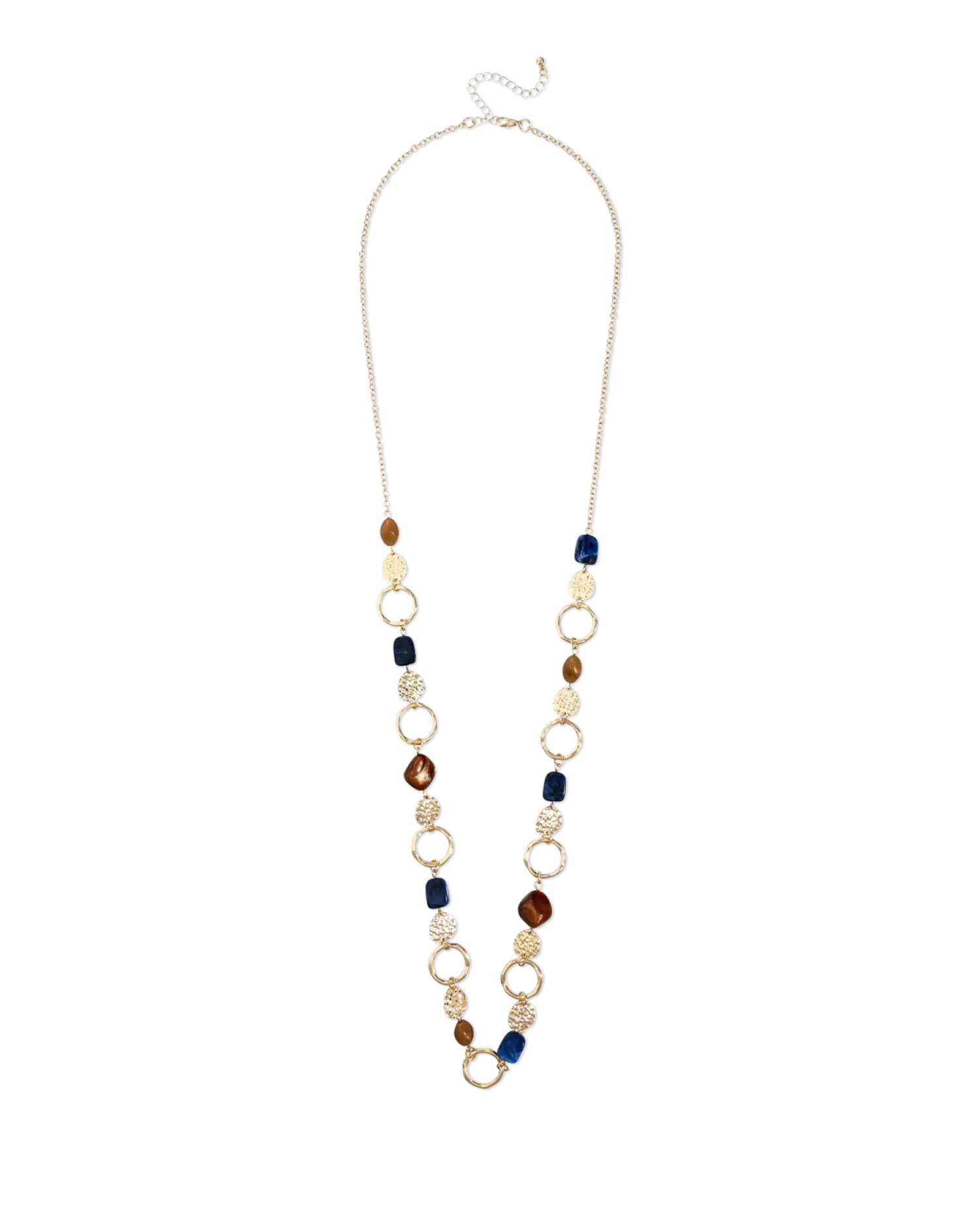 Bijou Brigitte Collier - Blue Brown Clearance