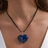 Bijou Brigitte Collier - Blue Glass Clearance