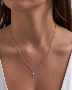 Bijou Brigitte Collier - Braided Cross Discount